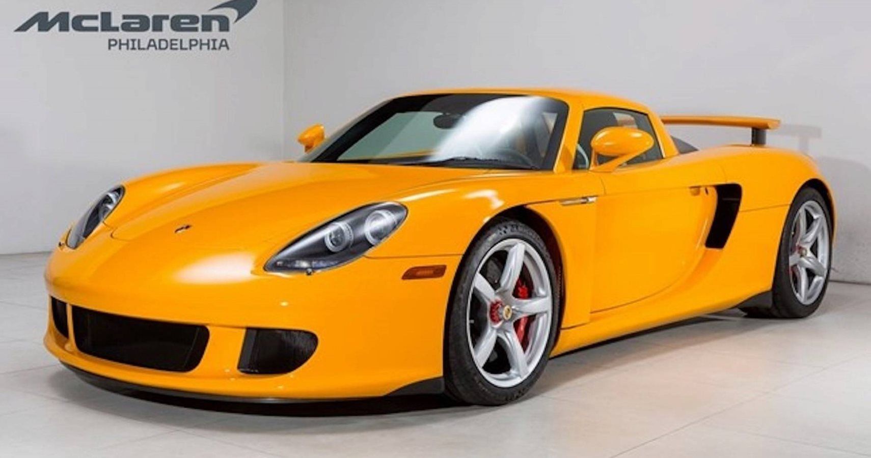 Porsche Carrera Gt Signal Yellow Special Model Goes On Sale