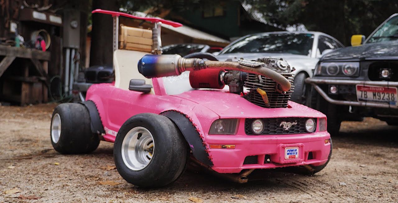 power wheels go kart conversion