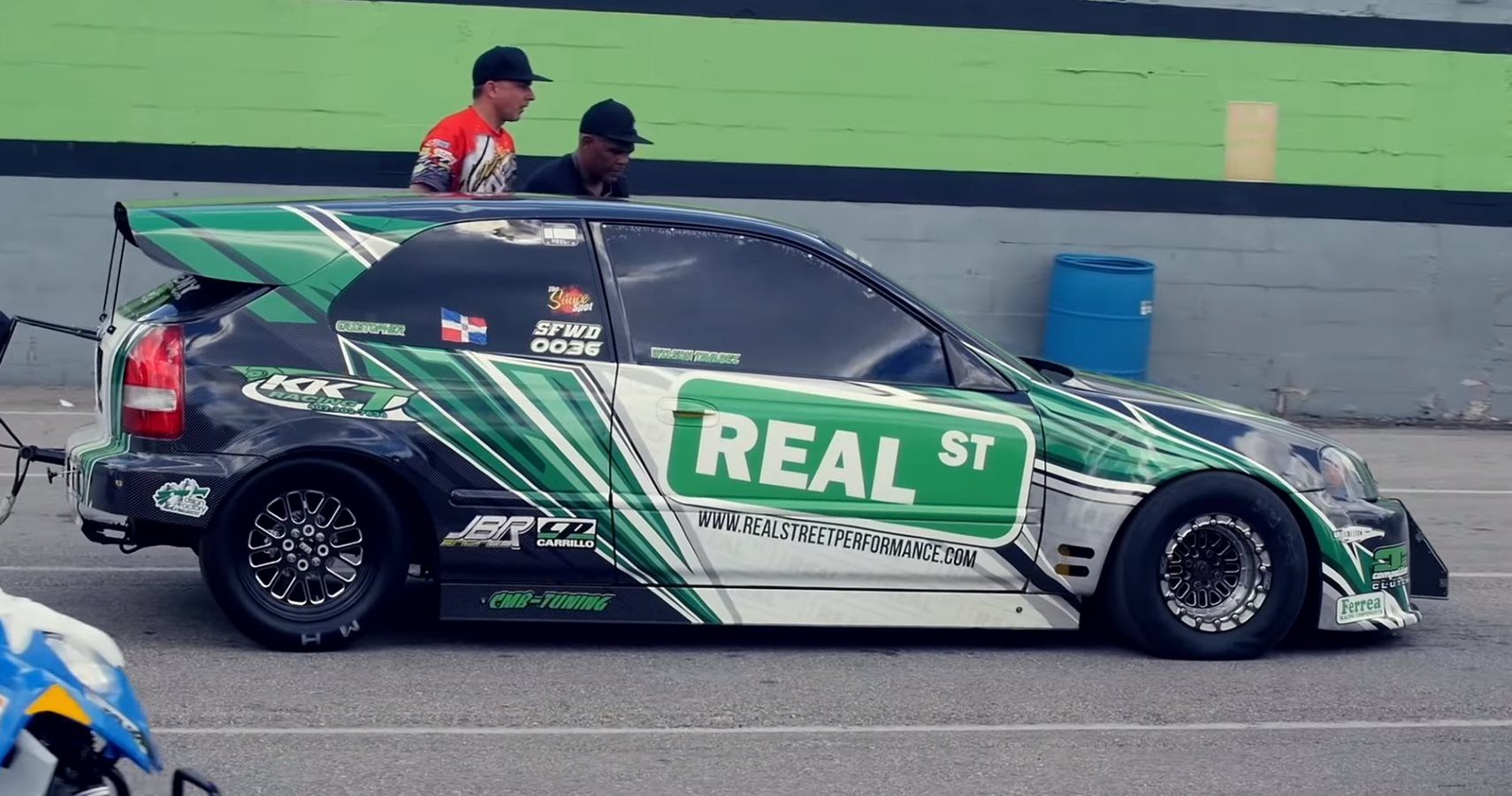 Watch A Tuned 1300 HP AWD Honda Civic In Action HotCars