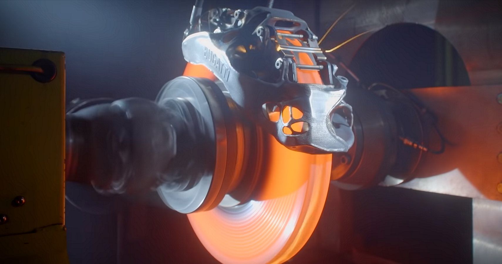 Watch Bugatti Test The World's First 3D Printed Brake Caliper