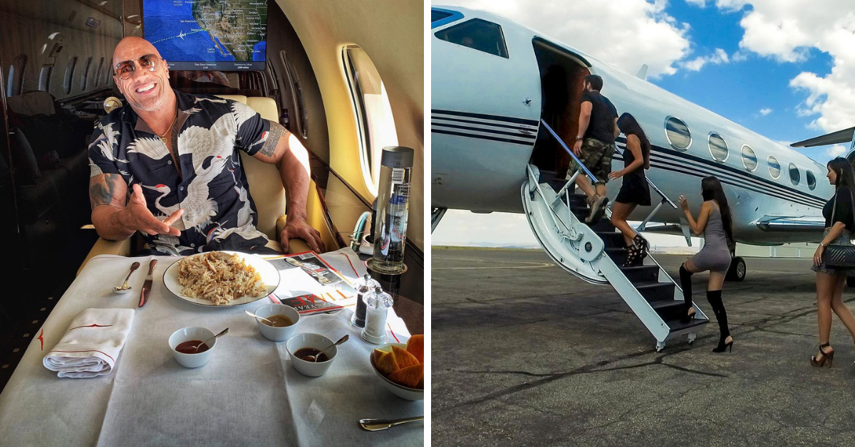 A Peek Inside The Private Jets Of These Celebs HotCars