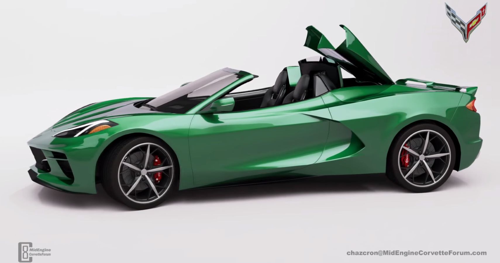 Yet Another Mid-Engine Corvette Render Showcases Drop-Top Roof Yet Another Mid-Engine Corvette Render Showcases Drop-Top Roof