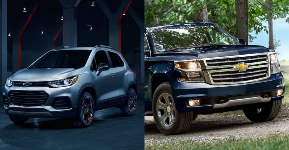Chevy Suv Guide Models By Size Hotcars