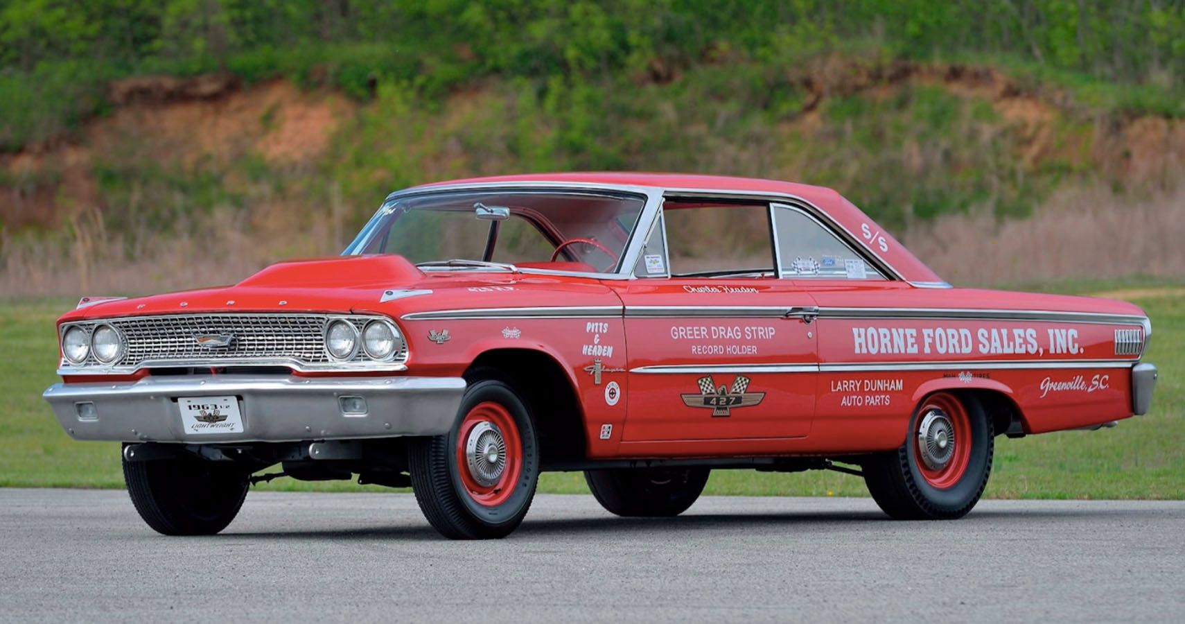 Mecum Preview Ford Galaxie 500 Lightweight Drag Car HotCars