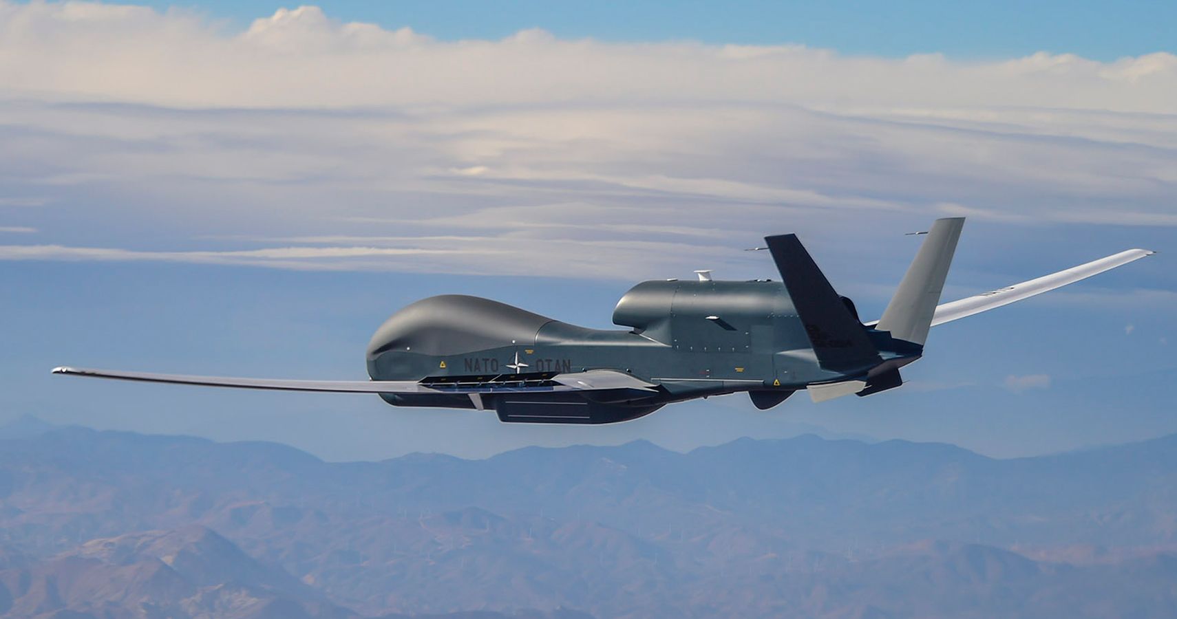 Nato Rq-4d Phoenix Drone Hits Mediterranean Milestone 