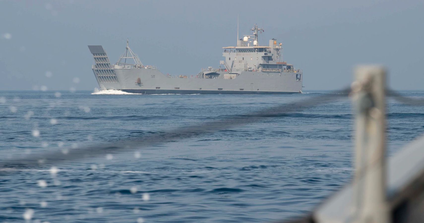 U S Navy Escorts Army Logistics Ships Out Of 5th Fleet Hotcars
