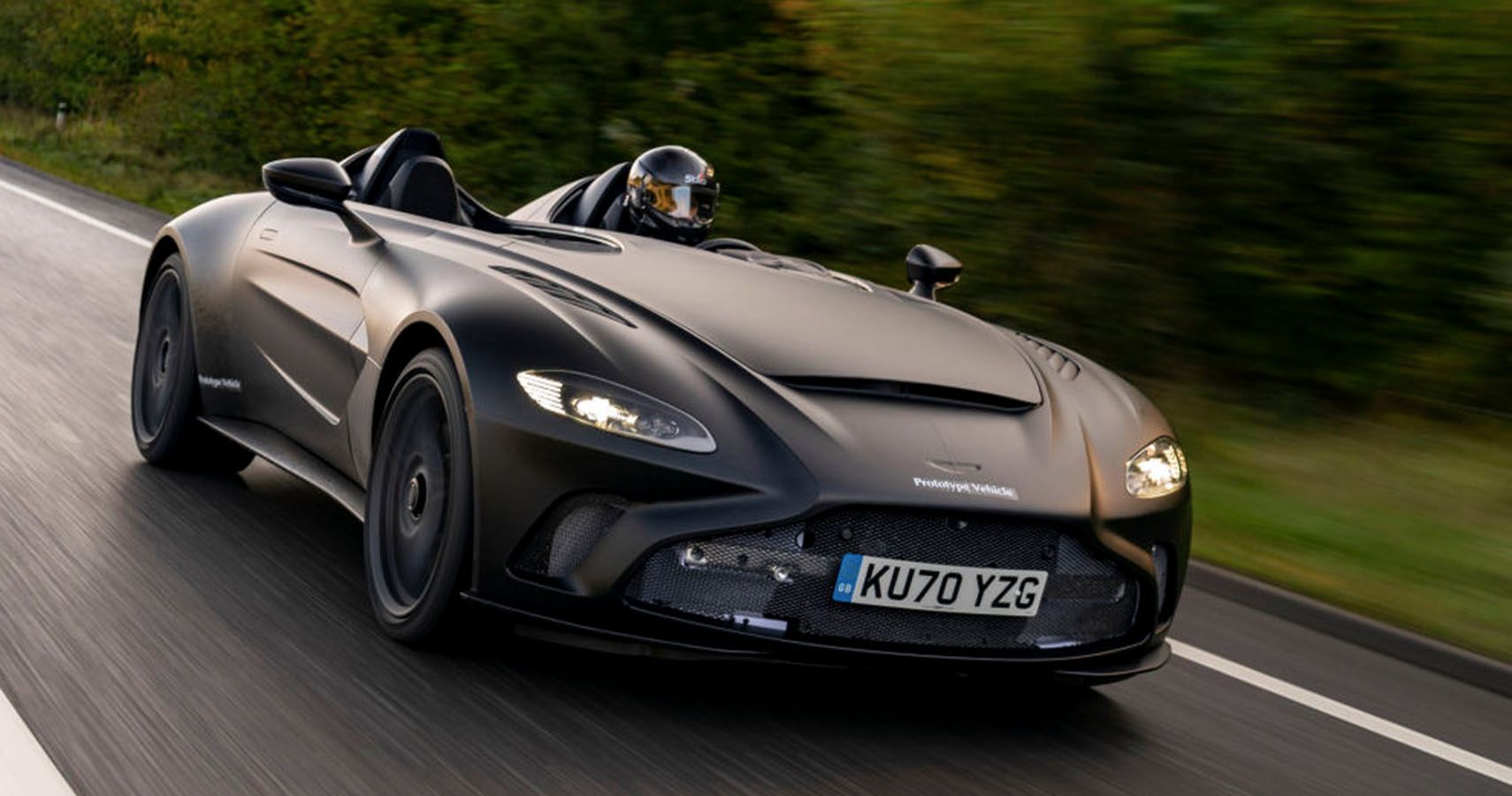 Aston Martin Unveils Topless V12 Speedster Prototype