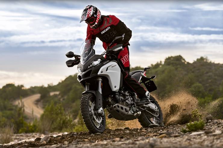 Ducati Multistrada riding off-road
