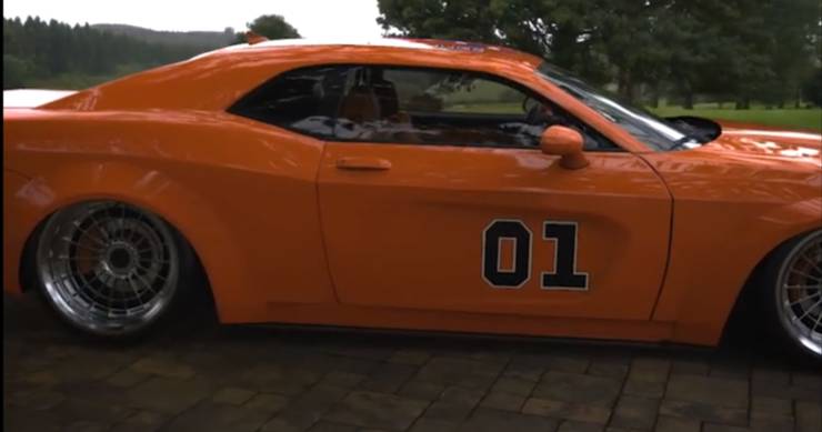 Image result for Dodge Charger Hellcat Coupe Pays Tribute To The Dukes Of Hazzard General Lee