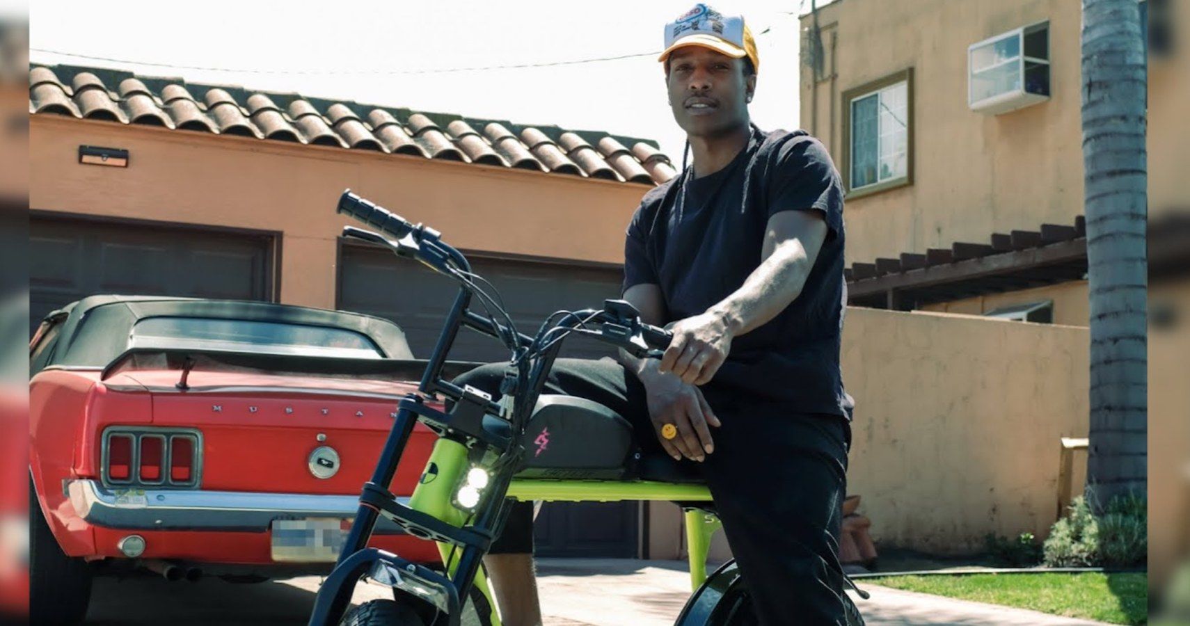 Check Out Rapper A$AP Rocky's Custom E-Bike Styled After His Album Artwork